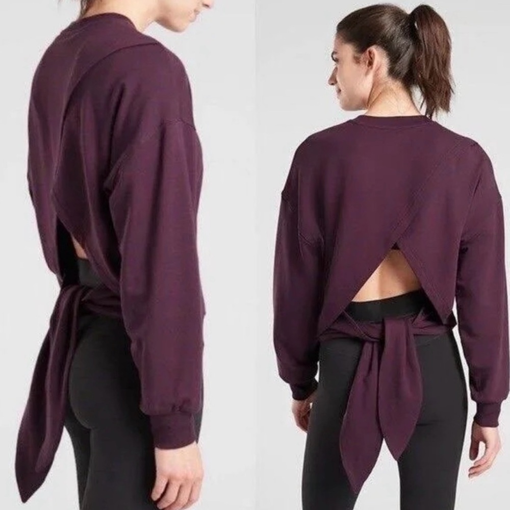 NWOT Althleta Open Back Sweatshirt